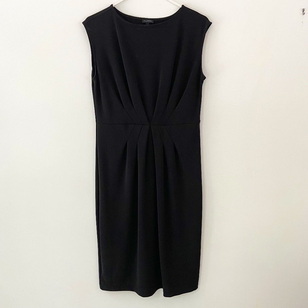 Classic Talbots Black Sleeveless Dress, Size M, #23147 IDI1306